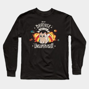 Unsupervised Cat Long Sleeve T-Shirt